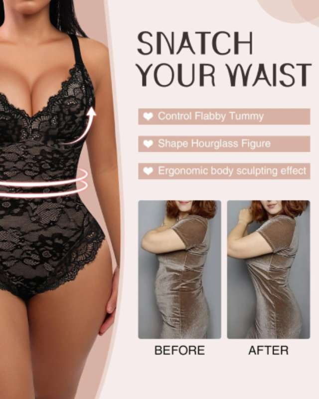 Lace Shapewear Bodysuit - 1 + 1 Free