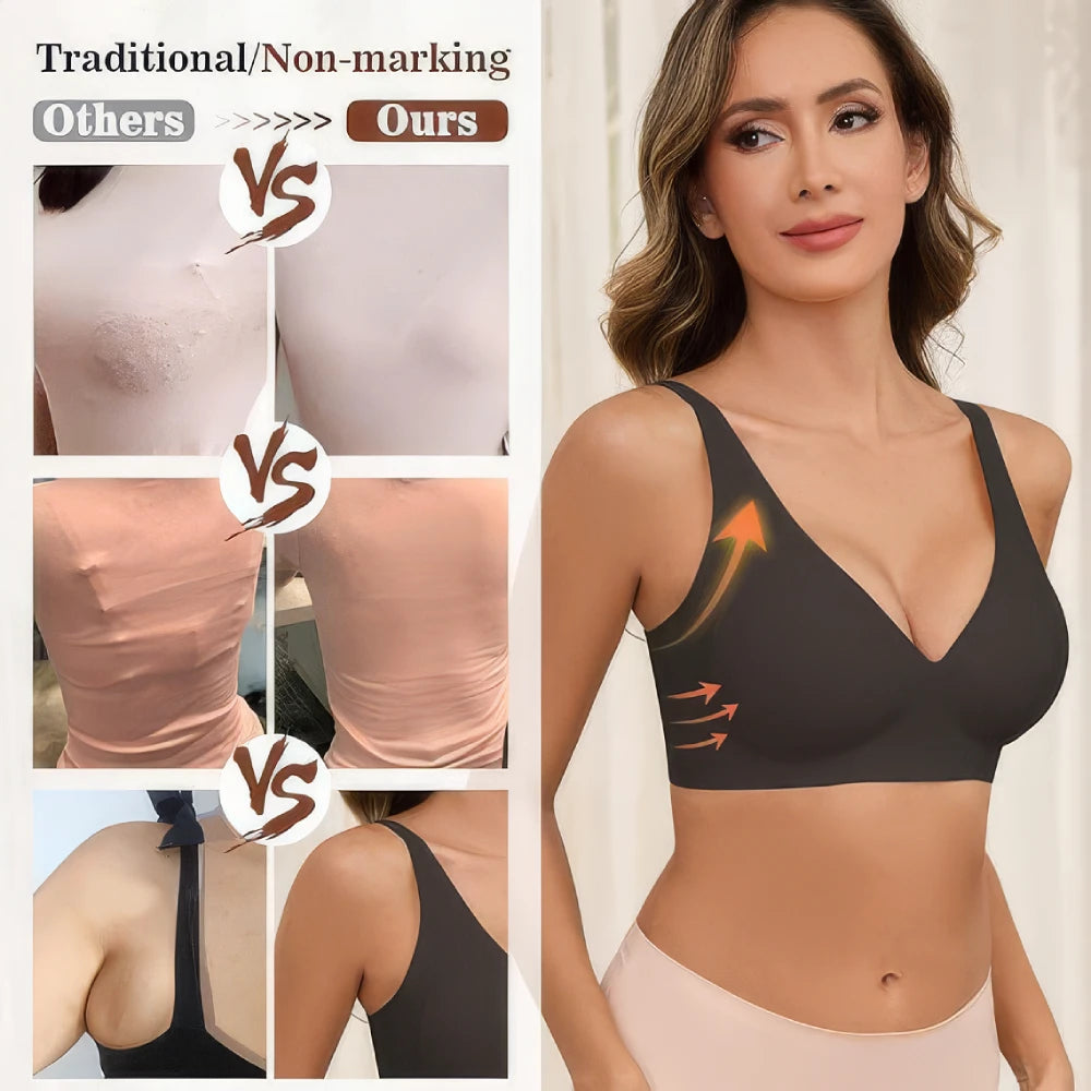 Seamless Push-Up Comfort Bra – Invisible & Wireless