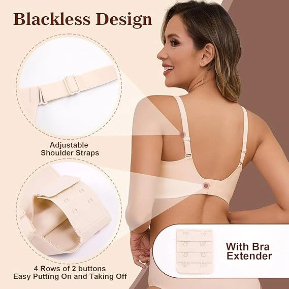 Seamless Push-Up Comfort Bra – Invisible & Wireless